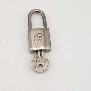 Louis Vuitton Vintage Silver Plated Padlock